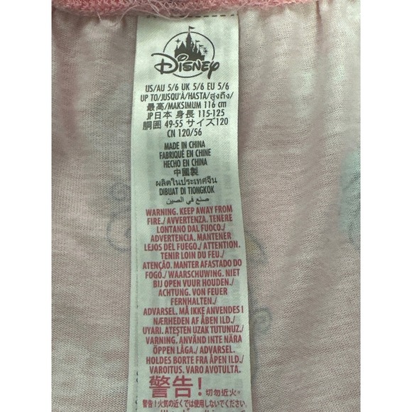 Disney Princess Pajama Set - Girls Size 5/6 - Dreamer - Be You! - Picture 6 of 7